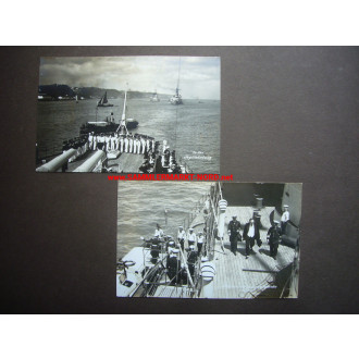 Kriegsmarine photo album - liner Schleswig-Holstein - voyage to the West African islands