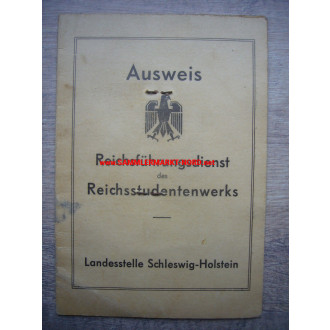 Reichsführungsdienst des Reichsstudentenwerks - Ausweis