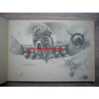 Hans Liska - Sketchbook 1942 - Junkers Flugzeug- und Motorenwerke AG