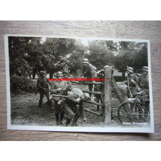 Unsere Wehrmacht - LMG Zug - Postkarte