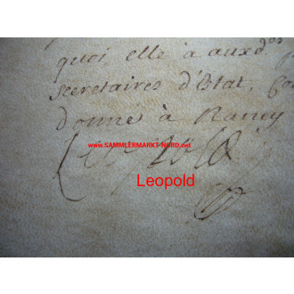 Belgien - König LEOPOLD I von Belgien - Autograph - Pergament Urkunde