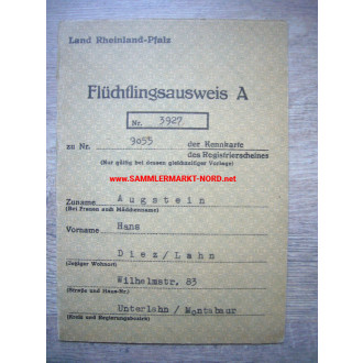 BRD - Rheinland-Pfalz - Flüchtlingsausweis-A