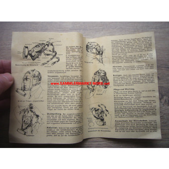 People gas mask M 44 - instruction manual 1944