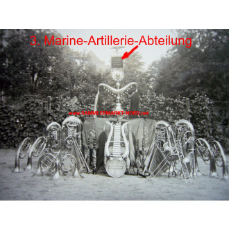 Kriegsmarine - 3. Marine-Artillerie-Abteilung - Schellenbaum & Instrumente