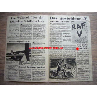 Britisches Flugblatt Nr. 10 (22.7.1941) - Luftpost - Deutsche Massengräber - Warum?