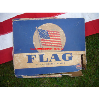 USA - Fahne der Vereinigten Staaten von Amerika im original Karton