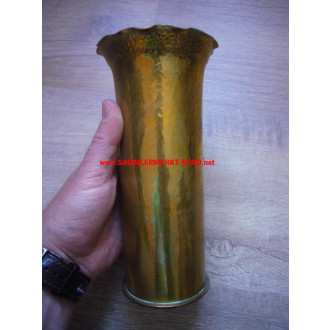 Imperial Navy - Garnet Cartouche Flower Vase 1915