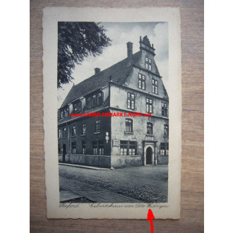 Herford - Geburtshaus von U-Bootkommandant Otto Wedding - Postkarte