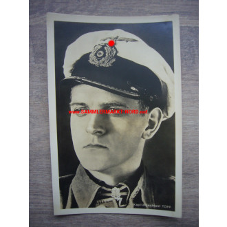Corvette Captain ERICH TOPP (submarine) - Hoffmann postcard