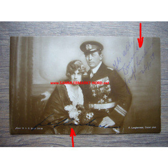 Seeoffizier FELIX GRAF VON LUCKNER - Postkarte mit Autographen