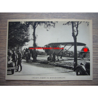 Jagdflieger in Manöverruhe - Postkarte