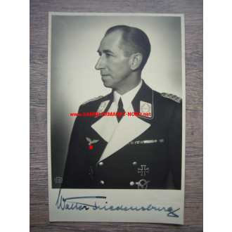 Luftwaffe - Lieutenant General WALTER FRIEDENSBURG & Autograph