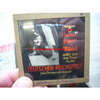 8 x Farbdia - Deutsche Reichspost - Reklame