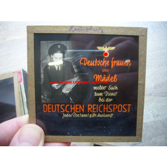 8 x colour slide - German Reichspost - advertising