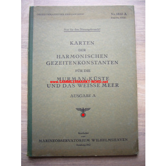 Kriegsmarine - Charts of Harmonic Tide Constants for the Murman Coast and the White Sea - Issue A