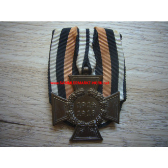 Ehrenkreuz für Kriegsteilnehmer 1914 - 1918 an Einzelspange
