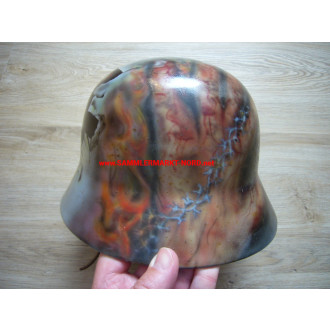 BGS Federal Border Guard Steel Helmet (like Wehrmacht) - Airbrush Motif