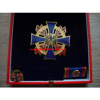 FRG - German Fire Brigade Cross of Honour 1st Class with Award Case