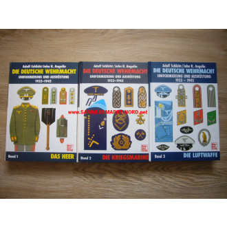 Schlicht / Angolia - Volumes 1-3 Uniform & Equipment - Army, Navy & Air Force