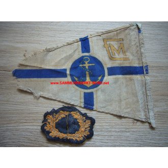 MJ Navy Youth in the German Naval Federation - Pennant & Cap Badge