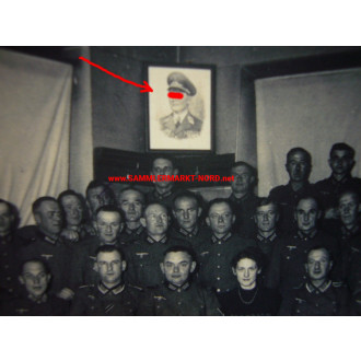 Wehrmacht Soldiers with Hermann Göring Wall Picture