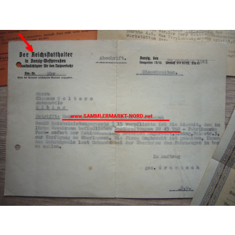 Wehrmacht - Gdansk-West Prussia - Conscription of a truck to the Wehrmacht