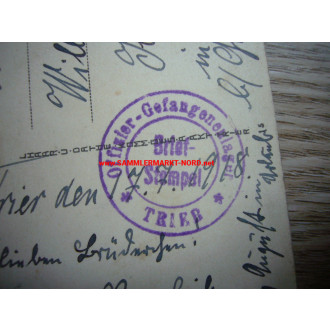 Feldpost - Offiziers-Gefangenenlager Trier - 1918