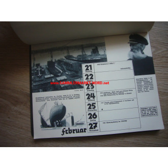 Kriegsmarine - Skagerrak Calendar 1937 - Desk Calendar