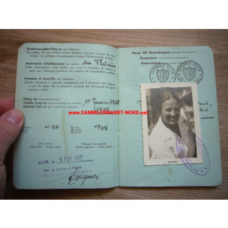 National Germans in Switzerland - Foreigner and repatriate identity card