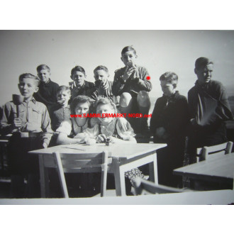 Convolute - 26 x photo HJ Hitler Youth - KLV camp "Alte Schule Türnitz"