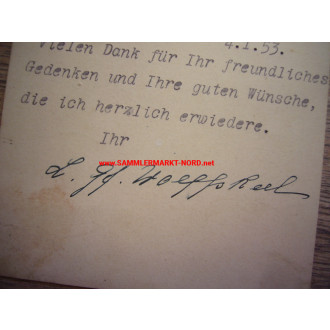 Luitpold Count Wolffskeel von Reichenberg - Autograph - First Commander of the Bavarian Air Force