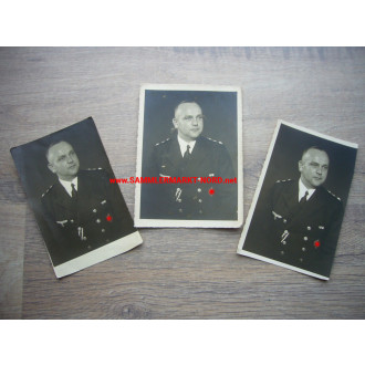 3 x Kriegsmarine officer with SA sports badge