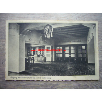 Entrance to the Neulandhalle - Adolf Hitler Koog - Postcard