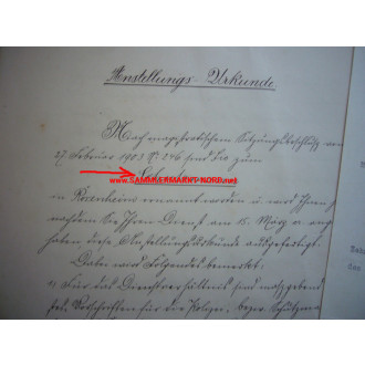 Stadt Rosenheim - Polizei Sergent - Dokumentengruppe 1902/13