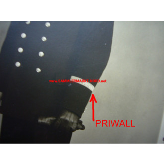German Navy - Sailor of the sailor school Priwall with cuff title "PRIWALL"