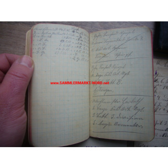 3 x Tagebuch / Notizbuch - Königlich Bayerisches 9. Infanterie-Regiment „Wrede“