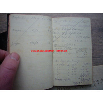 3 x Tagebuch / Notizbuch - Königlich Bayerisches 9. Infanterie-Regiment „Wrede“