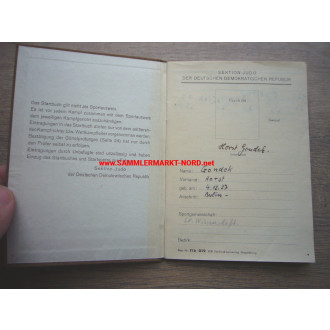 DDR - Section Judo - Start book for Judo & further documents