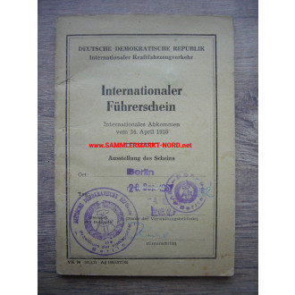 DDR - International driving licence - Berlin 1967