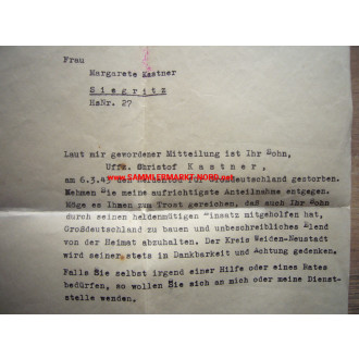 NSDAP Kreisleiter Weiden-Neustadt - FRANZ BACHERT - Autograph