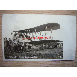 Captured French biplane - photo ca. 1916