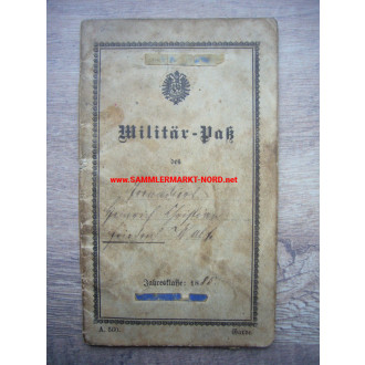Militärpaß - Kaiser Alexander Garde Grenadier Regiment Nr. 1