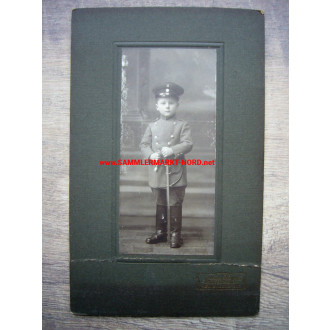 Cabinet photo - Child in uniform with sabre