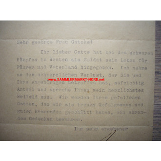 Oberbürgermeister von Frankfurt am Main - FRIEDRICH KREBS (NSDAP) - Autograph