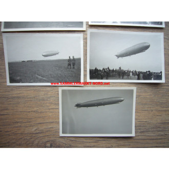 7 x Foto Zeppeline LZ 127 und LZ 129 bei Flugveranstaltung