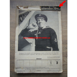 Kriegsmarine - Abreißkalender 1943