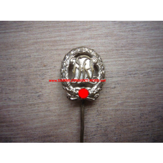 DRL sports badge in silver - miniature