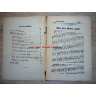 Facts and lies about Hitler - NSDAP pamphlet, issue 9