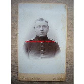 Cabinet photo - Soldier of the Fusilier Regiment Field Marshal Prince Albrecht of Prussia (Hanover) No. 73