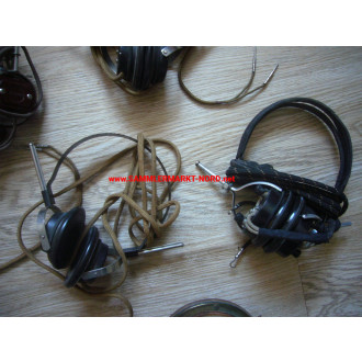 Convolute - various old headphones - civil & military (?)